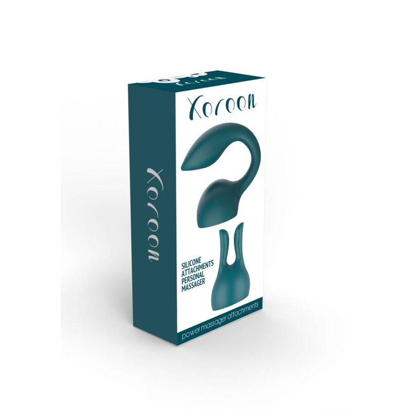 XOCOON - PERSONAL MASSAGER GREEN ATTACHMENTS