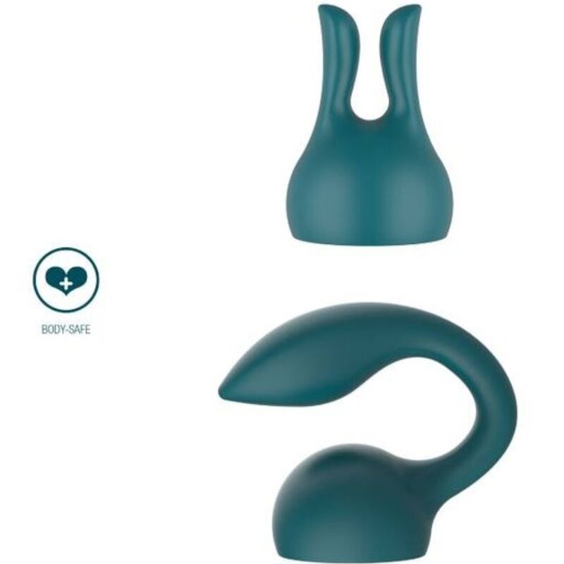 XOCOON - PERSONAL MASSAGER GREEN ATTACHMENTS