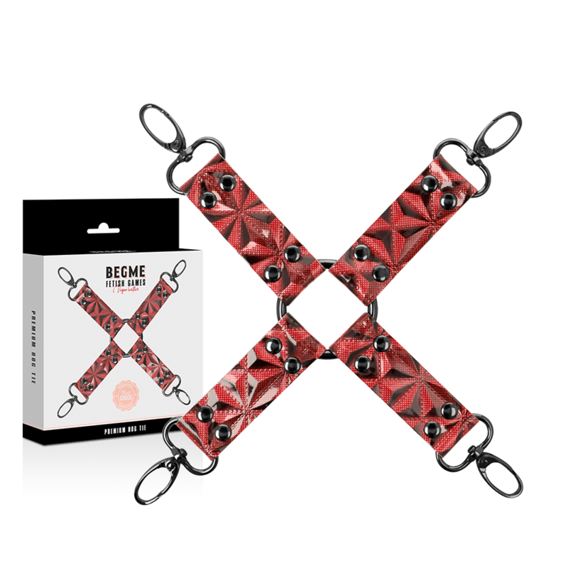 BEGME - RED EDITION PREMIUM VEGAN LEATHER PIG TIE
