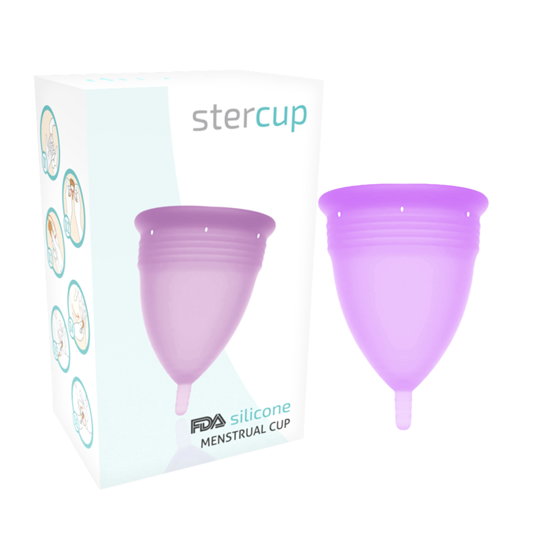 STERCUP - FDA SILICONE MENSTRUAL CUP LILATRIC - SIZE S