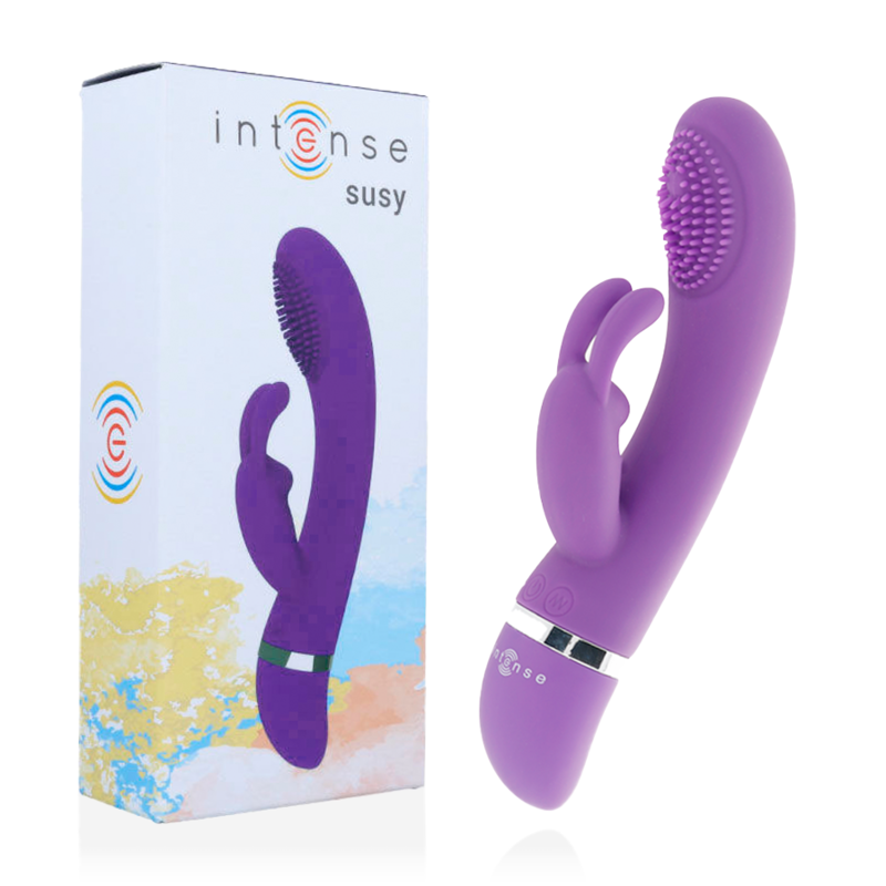 INTENSE - SUSY SILICON RABBIT LILY OSCILLATING VIBRATOR
