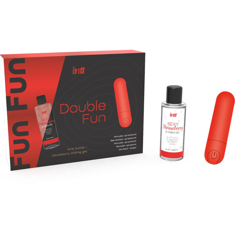 INTT RELEASES - DOUBLE THE FUN KIT WITH VIBRANT BALL AND STRAWBERRY MASSAGE GEL