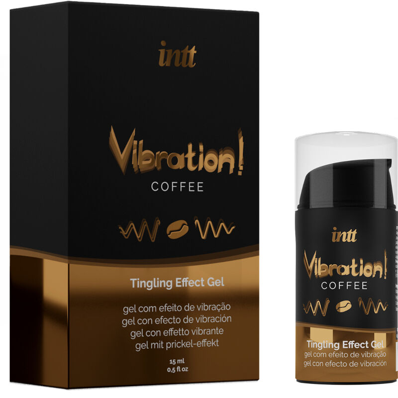 INTT - KRAFTVOLLES INTIMSTIMULIERENDES FLÜSSIGES VIBRATIONSGEL KAFFEE 15ML