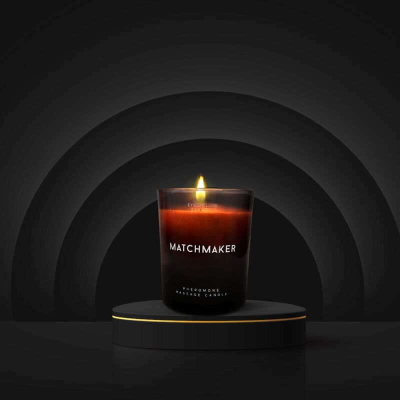 EYE OF LOVE - MATCHMAKER BLACK DIAMOND MASSAGE CANDLE PUT IT ON, 150 ML