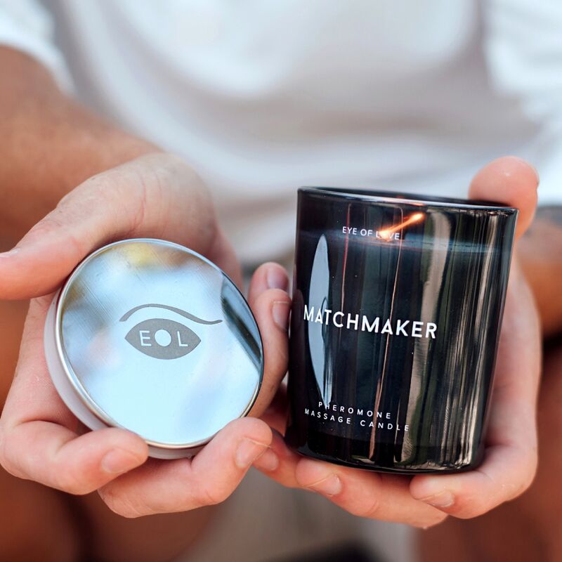 EYE OF LOVE - MATCHMAKER BLACK DIAMOND MASSAGE CANDLE PUT IT ON, 150 ML
