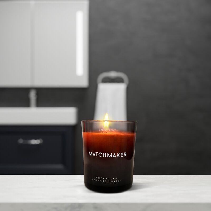 EYE OF LOVE - MATCHMAKER BLACK DIAMOND MASSAGE CANDLE PUT IT ON, 150 ML
