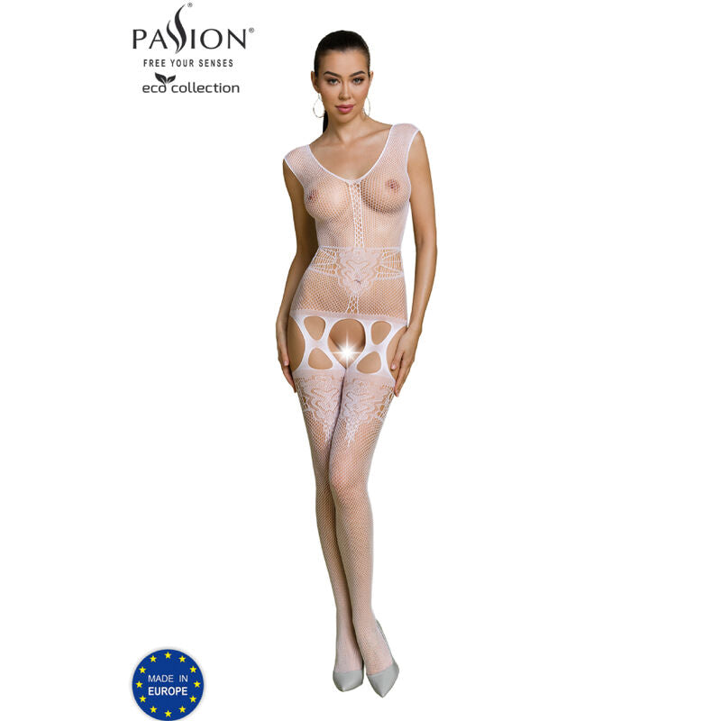 PASSION - ECO COLLECTION BODYSTOCKING ECO BS014 ROT