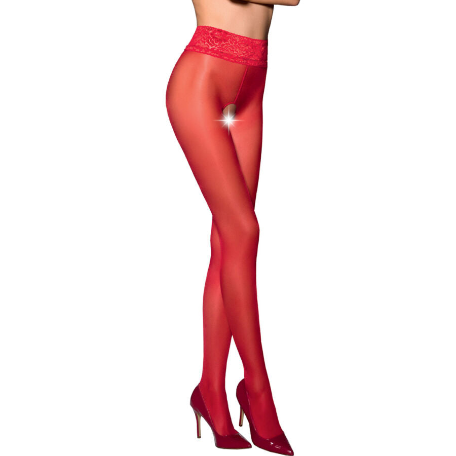 PASSION - TIOPEN 008 WHITE TIGHTS 1/2 30 DEN