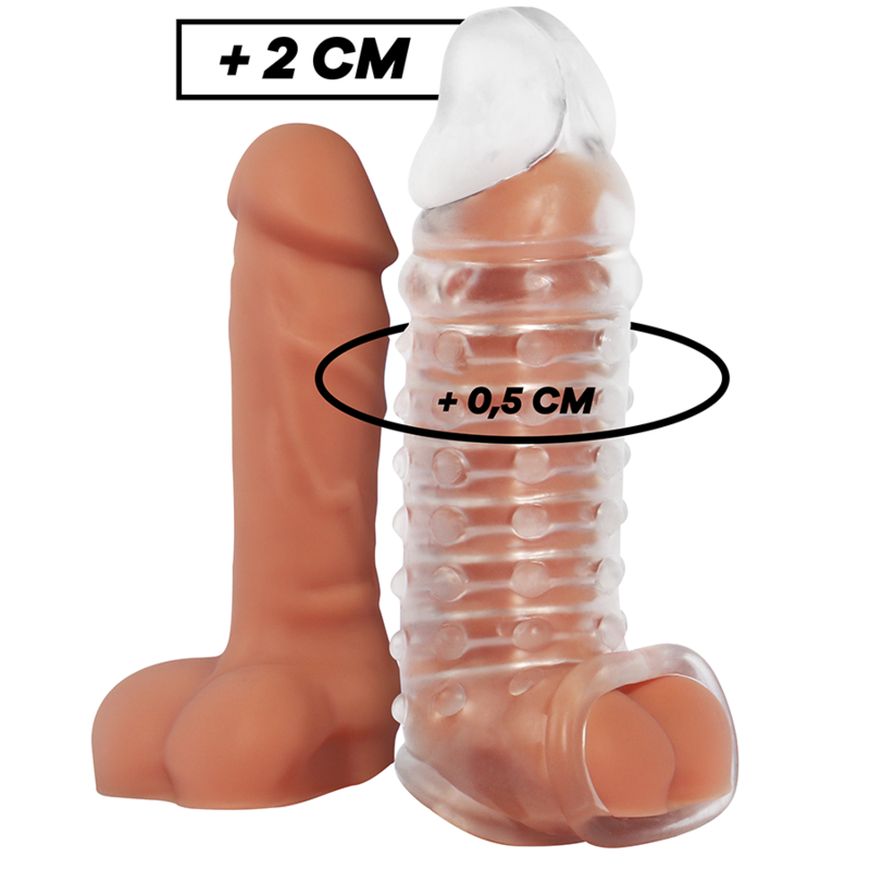 VIRLXL - PENIS EXTENSION AND SLEEVE V11 TRANSPARENT