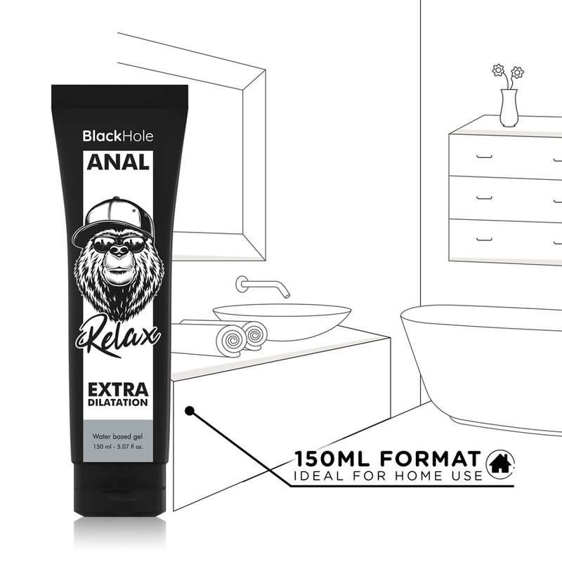 BLACK HOLE - ANAL-DILATIONSGEL AUF WASSERBASIS 150 ML