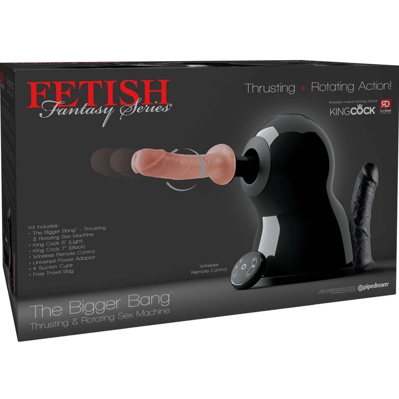 FETISH FANTASY SERIES - SEX MACHINE, BIGGER BANG, ROTATION AND PUSHING