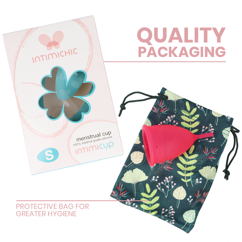 INTIMICHIC - MENSTRUAL CUP MEDICAL SILICONE - SIZE S