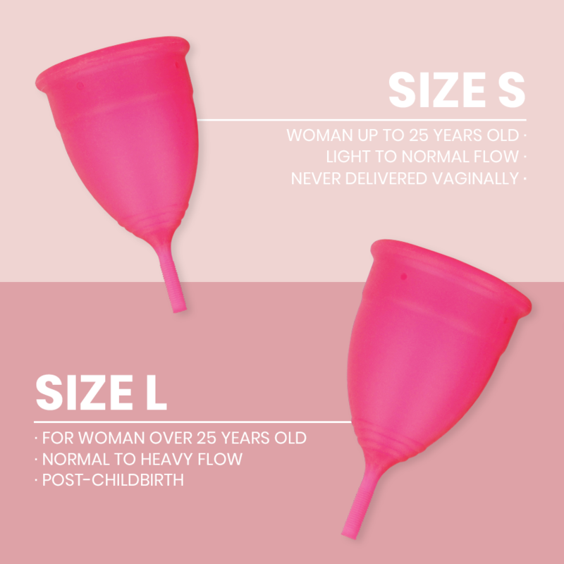 INTIMICHIC - MENSTRUAL CUP MEDICAL SILICONE - SIZE L