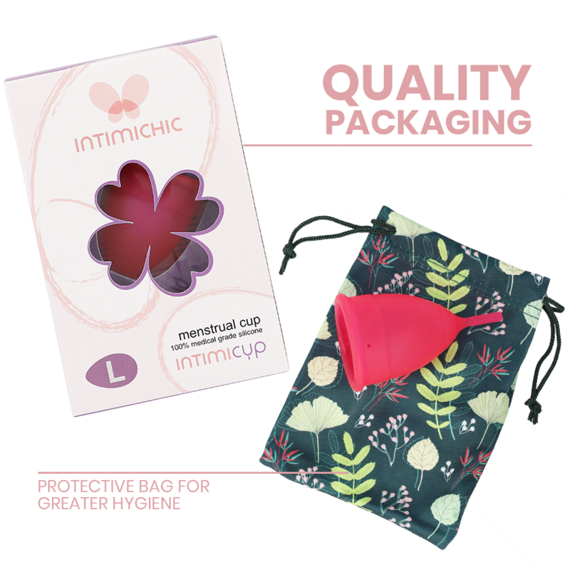 INTIMICHIC - MENSTRUAL CUP MEDICAL SILICONE - SIZE L