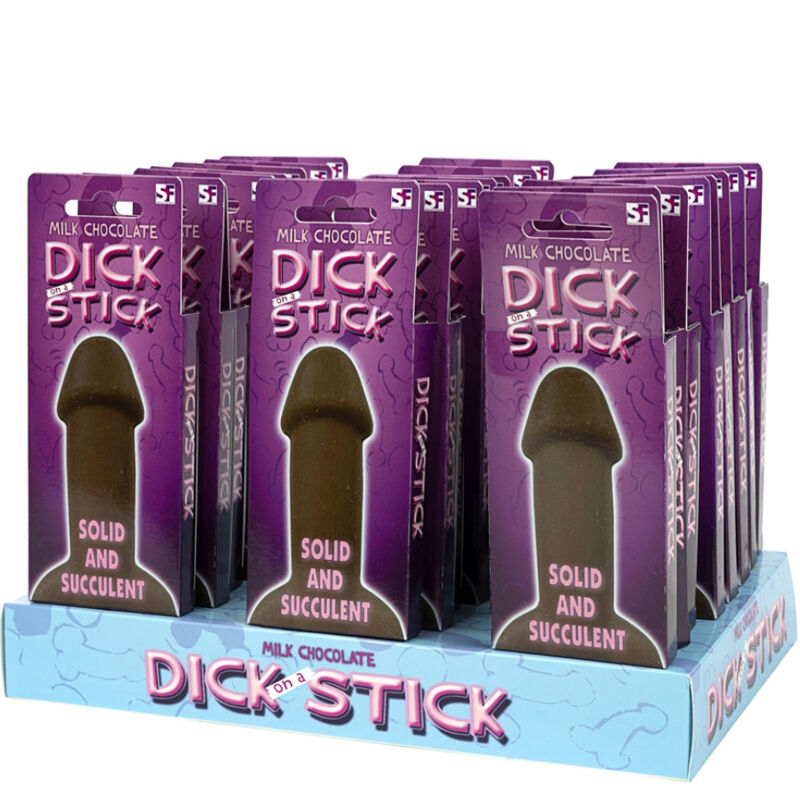 SPENCER &amp; FLEETWOOD - PENIS LOLLIPOP WITH MILK CHOCOLATE