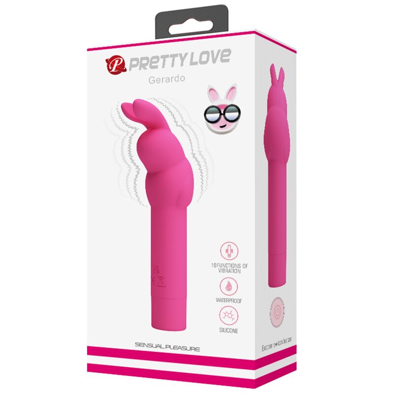 PRETTY LOVE - GERARDO FUSCHIA KANINCHEN-SILIKONVIBRATOR