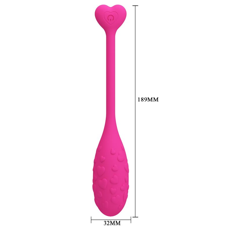 PRETTY LOVE - APP-CONTROLLED PINK FISHER VIBRATION EGG
