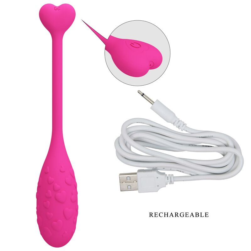 PRETTY LOVE - APP-CONTROLLED PINK FISHER VIBRATION EGG