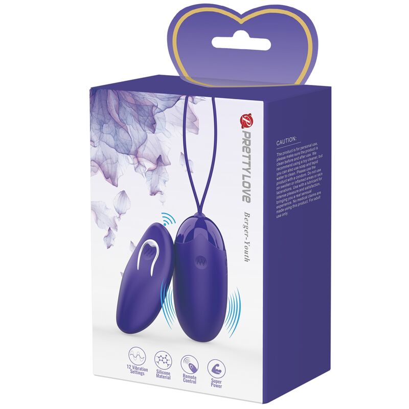 PRETTY LOVE - BERGER YOUTH REMOTE CONTROL VIBRANT EGG VIOLET