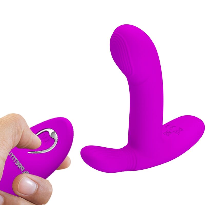 PRETTY LOVE - Clitoris Massager Pink Remote Control