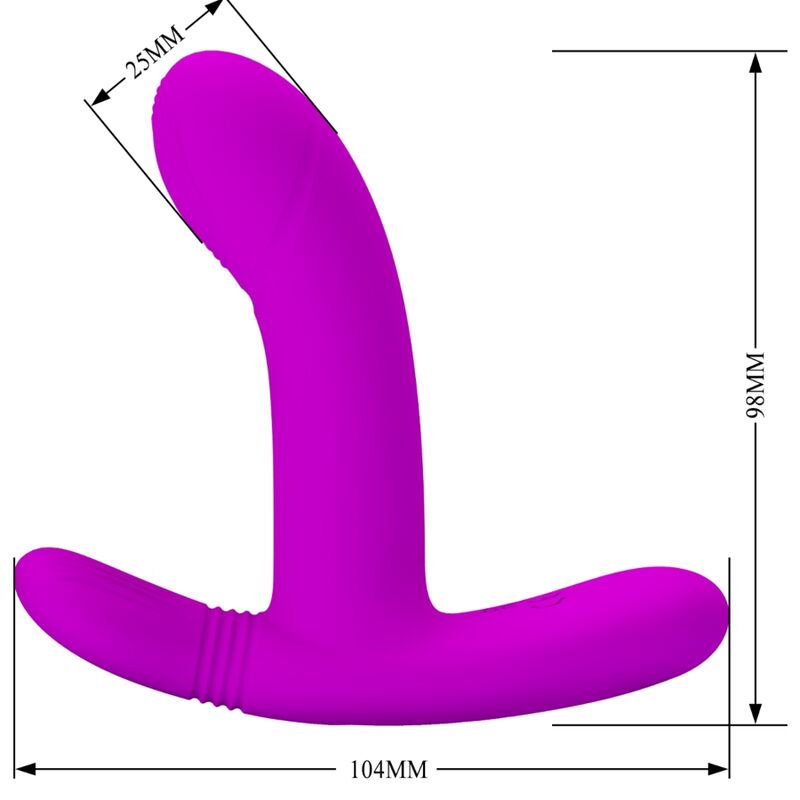 PRETTY LOVE - Clitoris Massager Pink Remote Control