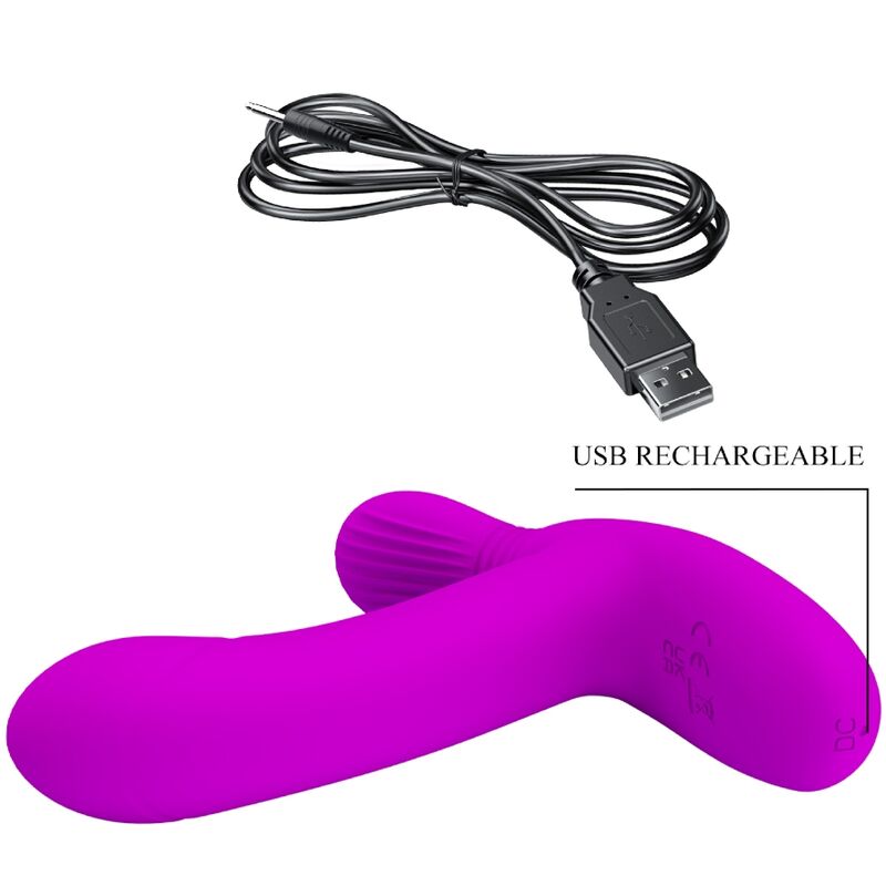 PRETTY LOVE - Clitoris Massager Pink Remote Control