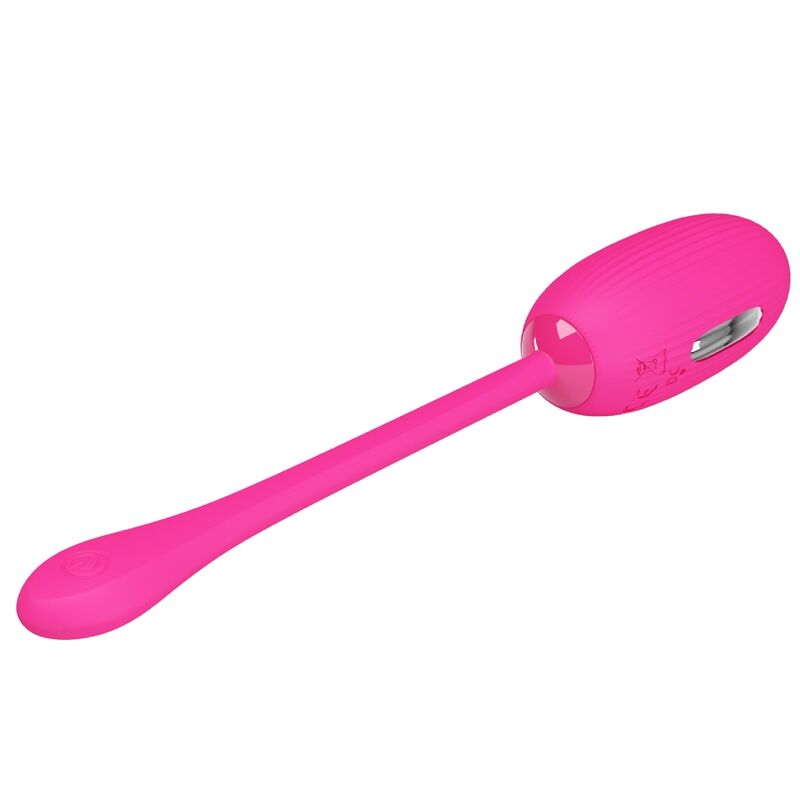 PRETTY LOVE - DOREEN RECHARGEABLE VIBRANT EGG MAGENTA WITH REMOTE CONTROL