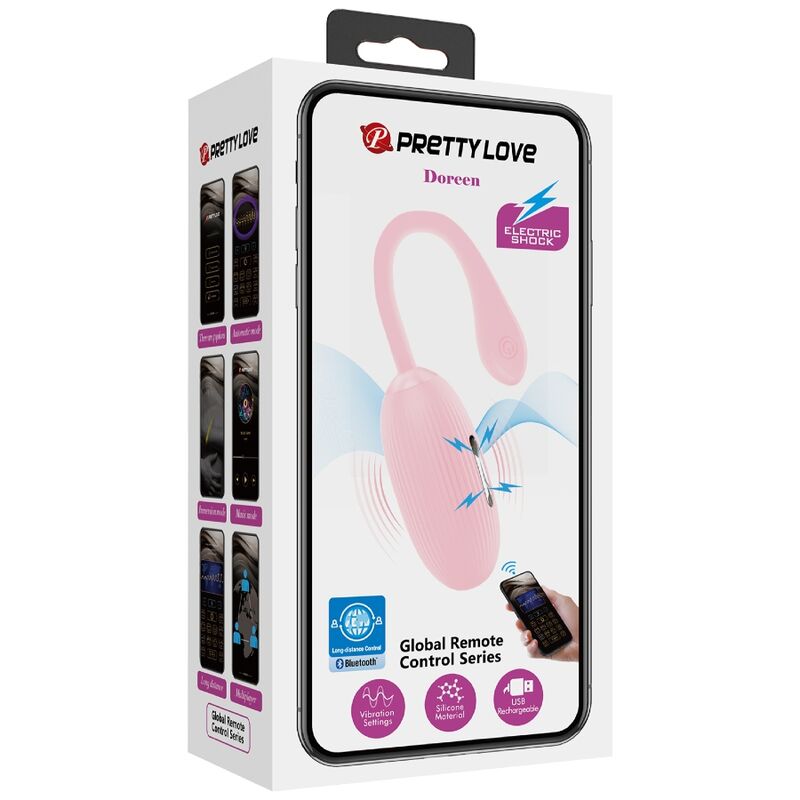 PRETTY LOVE - DOREEN PINK RECHARGEABLE VIBRATION EGG