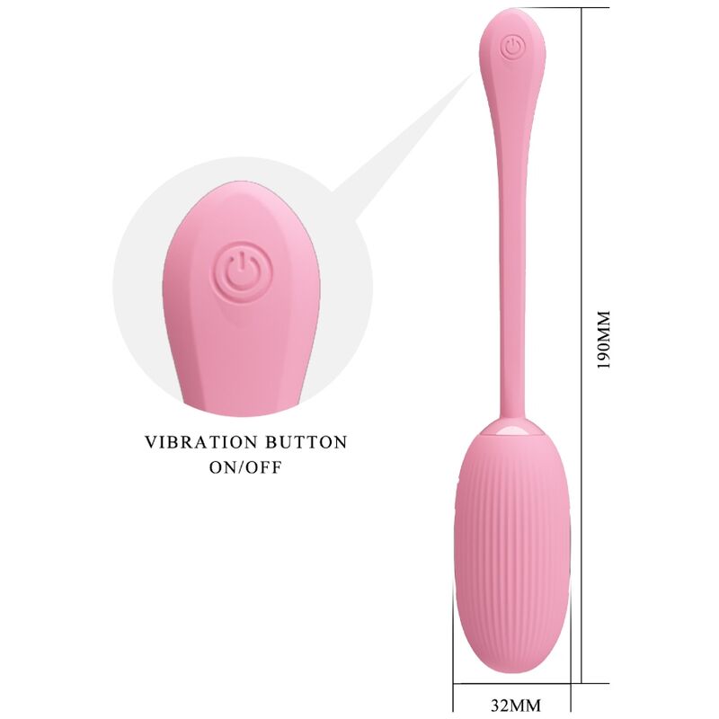 PRETTY LOVE - DOREEN PINK RECHARGEABLE VIBRATION EGG