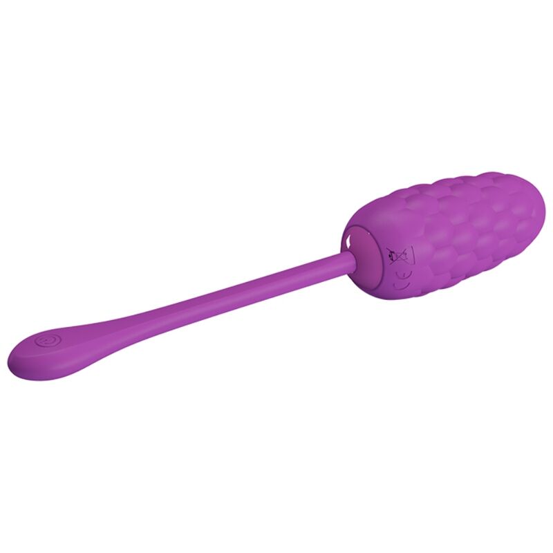 PRETTY LOVE - VIBRANT EGG WITH PURPLE RECHARGEABLE SEA TEXTURE