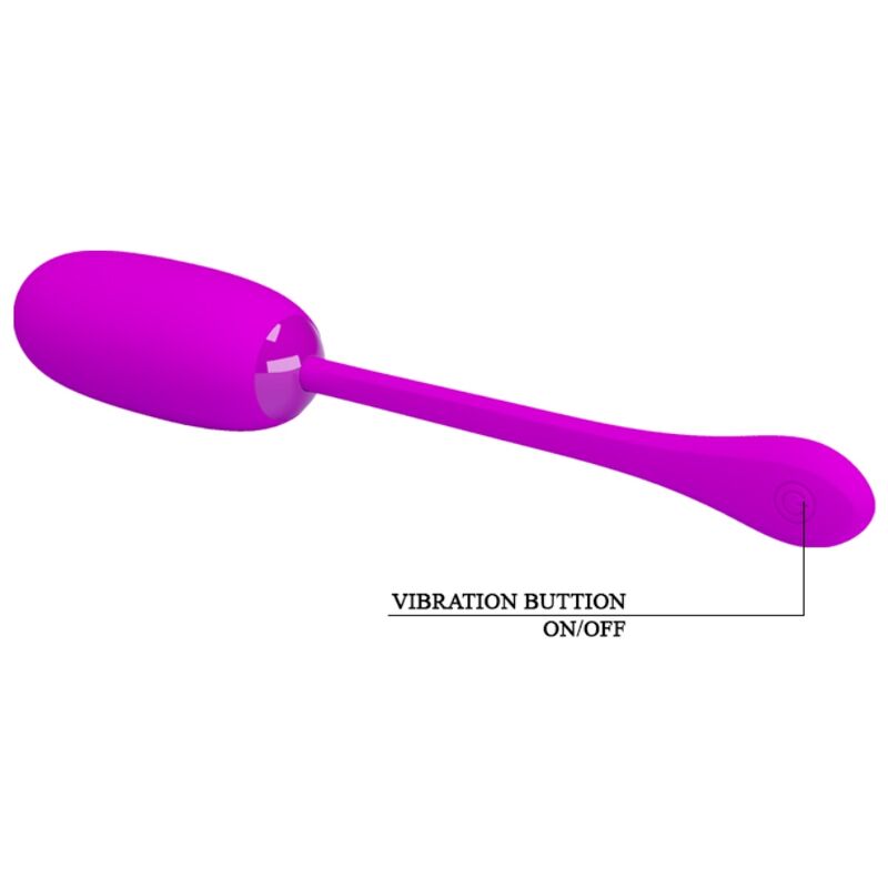 PRETTY LOVE - JULIUS WATERPROOF, RECHARGEABLE VIBRATION EGG PURPLE