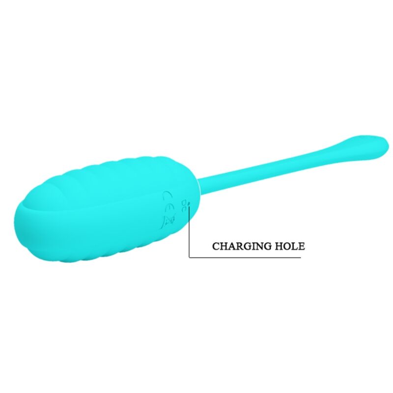 PRETTY LOVE - KIRK LIGHT GREEN RECHARGEABLE VIBRANT EGG