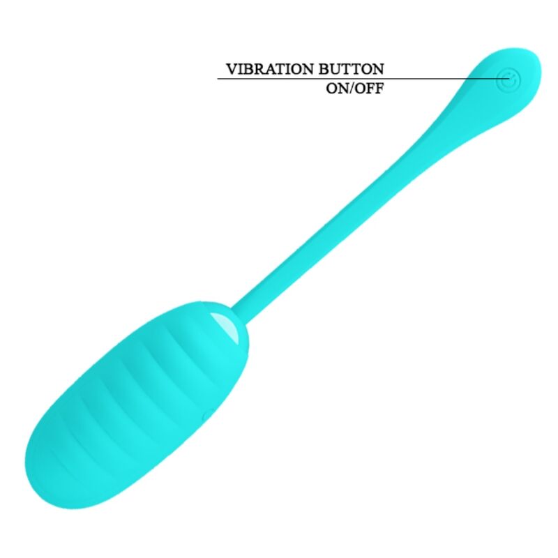 PRETTY LOVE - KIRK LIGHT GREEN RECHARGEABLE VIBRANT EGG