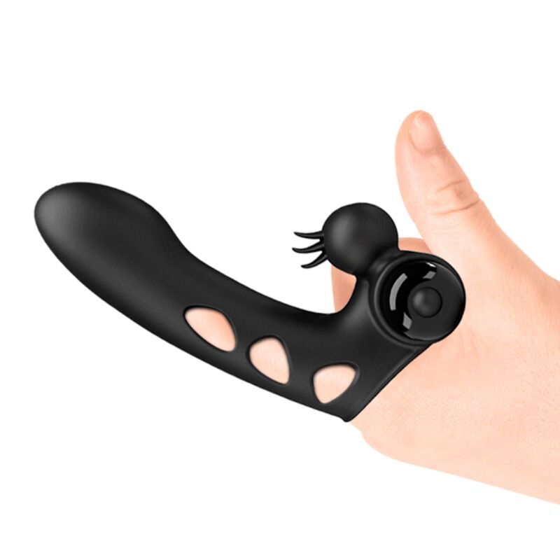 PRETTY LOVE - ORLANDO BLACK VIBRATOR FINGER CASE