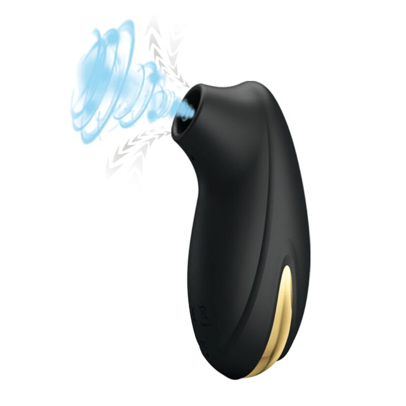 PRETTY LOVE - LUXUS-WIEDERAUFLADBARER SAUGMASSAGER SCHWARZ