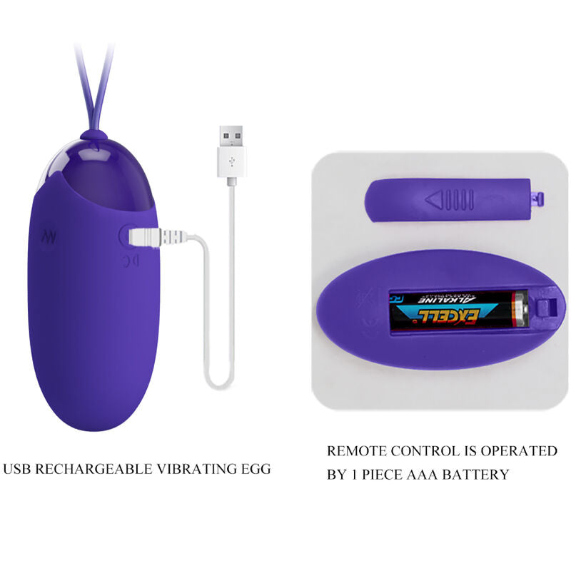 PRETTY LOVE - BERGER YOUTH REMOTE CONTROL VIBRANT EGG VIOLET