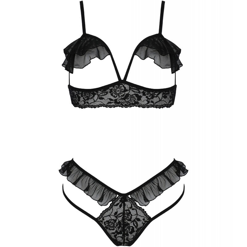 PASSION - DOLLY SET TWO-PIECE BLACK S/M