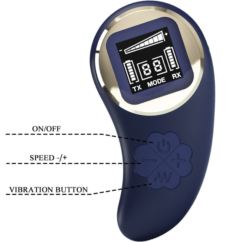 PRETTY LOVE - MINA VIBRANT EGG WITH REMOTE CONTROL BLUE