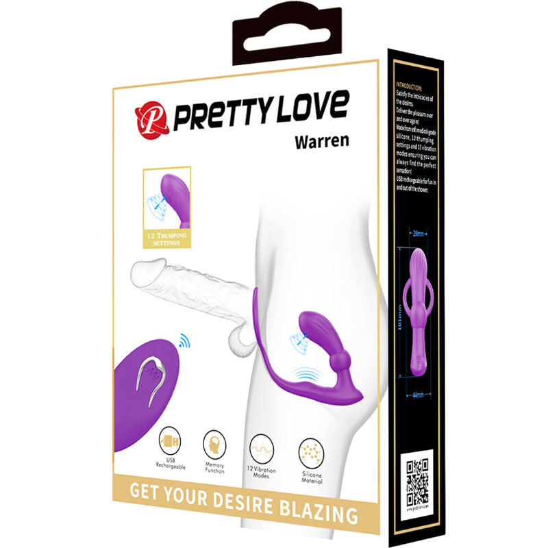 PRETTY LOVE - WARREN RING &amp; VIOLET ANAL VIBRATOR