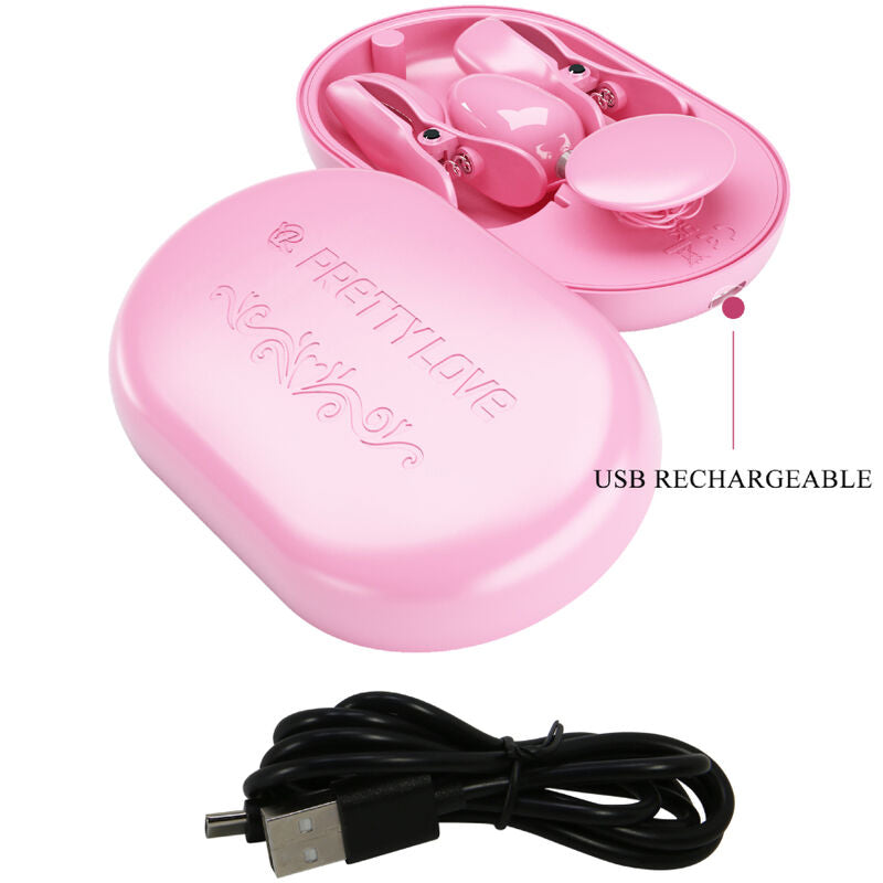 PRETTY LOVE - SURPRISE BOX PINK ELECTROSTIMULATION TWEEZERS