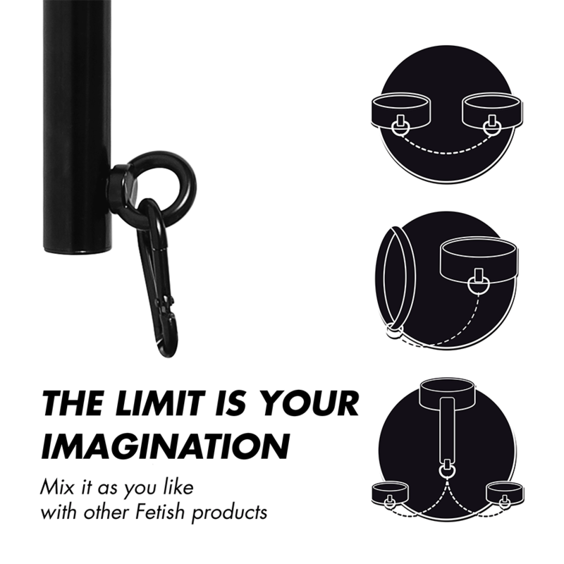 FETISH SUBMISSIVE BONDAGE - ADJUSTABLE DIVIDERS BAR 4 PIECES