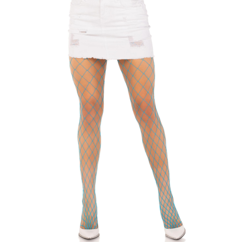 LEG AVENUE - DIAMOND MESH TIGHTS PINK