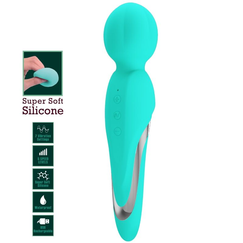 PRETTY LOVE - WALTER VIBRATOR ROD AQUA GREEN