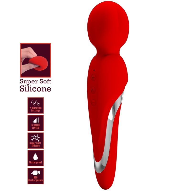 PRETTY LOVE - WALTER VIBRATOR ROD RED