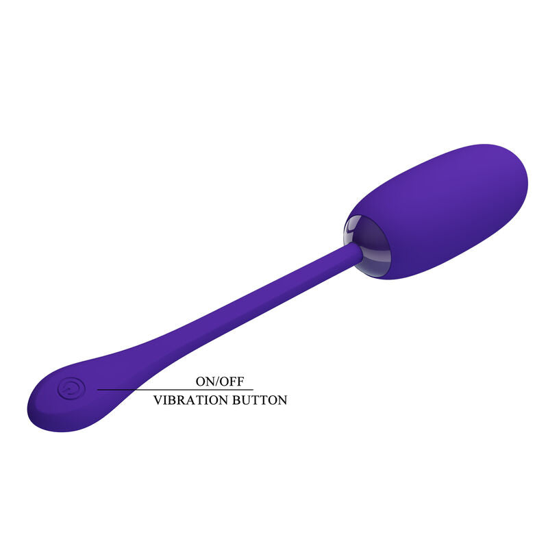 PRETTY LOVE - JULIUS WATERPROOF, RECHARGEABLE VIBRANT EGG PURPLE