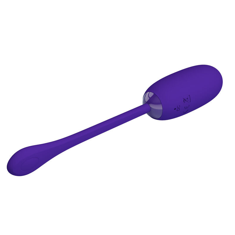 PRETTY LOVE - JULIUS WATERPROOF, RECHARGEABLE VIBRANT EGG PURPLE