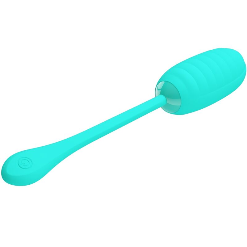 PRETTY LOVE - KIRK RECHARGEABLE VIBRANT EGG, AQUA GREEN