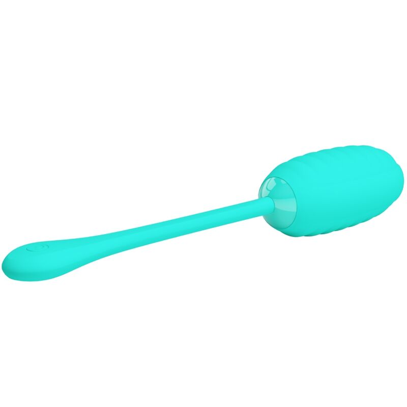 PRETTY LOVE - KIRK RECHARGEABLE VIBRANT EGG, AQUA GREEN