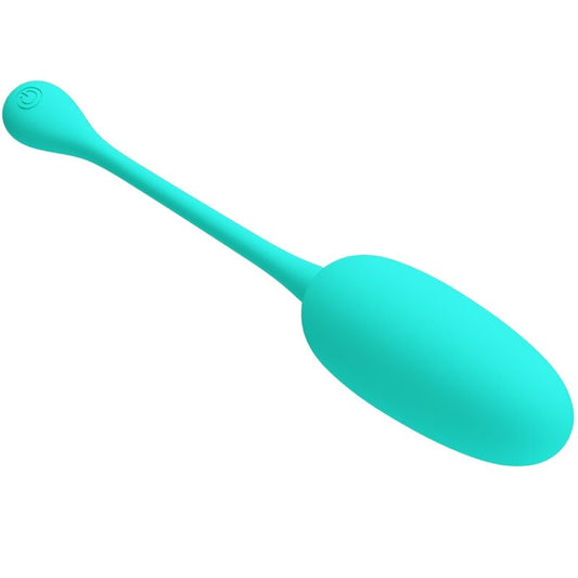 PRETTY LOVE - KNUCKER WATER GREEN RECHARGEABLE VIBRATION EGG