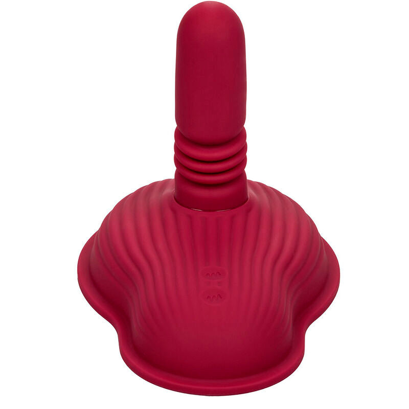 CALEXOTICS - RIDER MASSAGER DUAL MOTOR REMOTE CONTROL RED